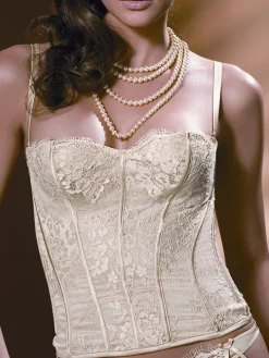 Luxus Corsage DIAMOND von Exilia mit Seide