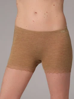 Merino Seide Panty 2703 mit Spitze comazo|earth