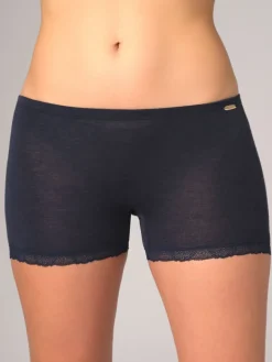 Merino Seide Panty 2703 mit Spitze comazo|earth