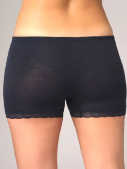 Merino Seide Panty 2703 mit Spitze comazo|earth