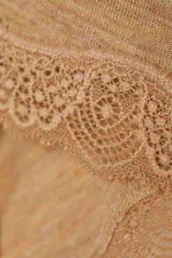 Merino Seide Panty 2703 mit Spitze comazo|earth