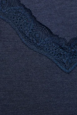 Merino Seide Unterhemd 2703 mit breitem Träger comazo|earth