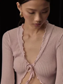 Merino Wolle-Seide Bett-Jäckchen von Oscalito