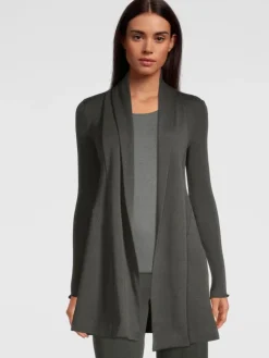 Merino Wolle-Seide CARDIGAN Strickjacke von Oscalito