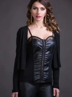 Merinowolle-Seide BOLERO Jäckchen von Artimaglia