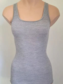 Merinowolle-Seide CAMISOLE TOP gerippt von Artimaglia