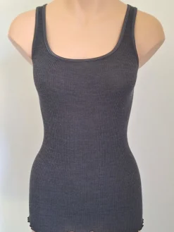 Merinowolle-Seide CAMISOLE TOP gerippt von Artimaglia