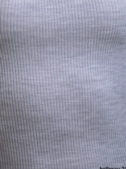 Merinowolle-Seide LANGARM SHIRT gerippt von Artimaglia