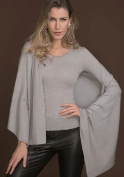 Merinowolle-Seide STOLA Schultertuch von Artimaglia