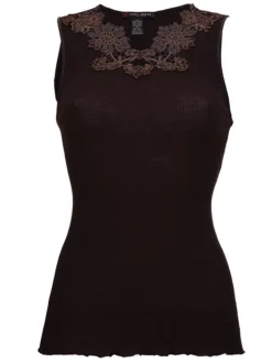 Merinowolle-Seide TOP gerippt von Artimaglia