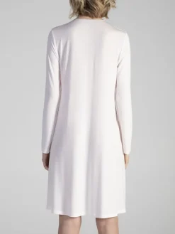 Modal Langarm Nachtkleid SNOW in weiss von Verdiani