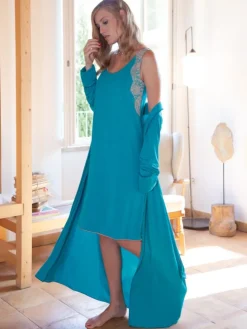 Modal Morgenmantel lang UNI von Chiara Fiorini