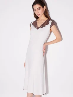 Modal Nachthemd CORDA hellbeige von Chiara Fiorini