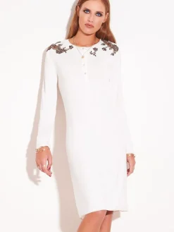 Modal Nachthemd CREMA wollweiß von Chiara Fiorini