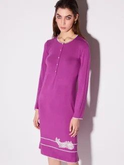 Modal Nachthemd Langarm edel von Chiara Fiorini