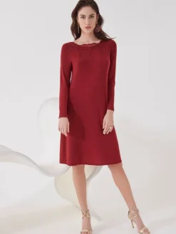 Modal Nachtkleid GRACE rot von Ritratti