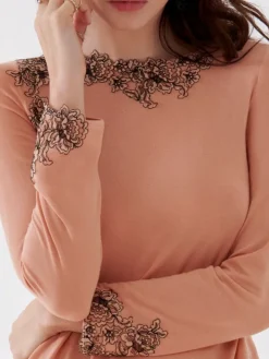 Modal Nachtkleid LOVELY mandarine apricot von Ritratti