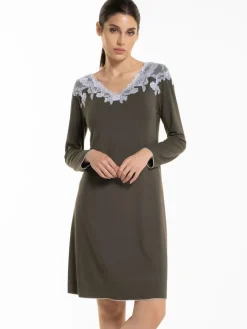 Modal Nachtshirt MIRABELLA oliv von Verdiani