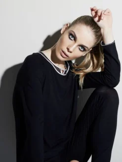 Modal Schlafanzug WKND No. 2 schwarz-puder von Verdiani