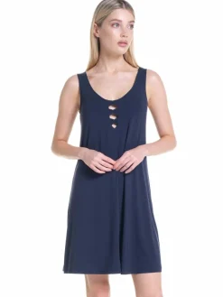 Modal Träger-Nachthemd WKND No. 17 dunkelblau von Verdiani