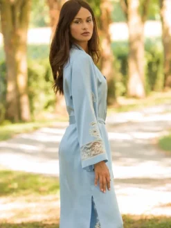 Morgenmantel lang MARJOLIE No. 6 von Marjolaine