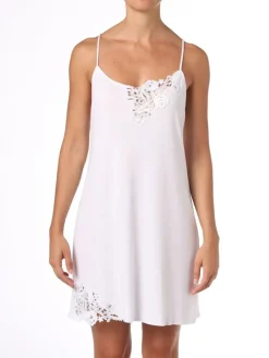 Nachthemd CAROLA weiß Modal-Baumwolle von Imec