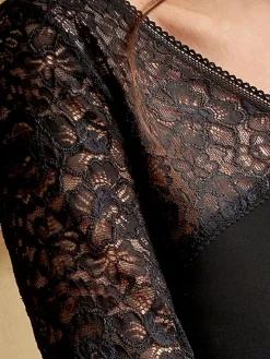 Nachtkleid JASMINE schwarz aus Modal von Imec