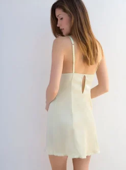 Negligé FINCH Seide und Spitze zartgrün Mimi Holliday