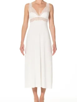 Neglige lang BEATRICE sahneweiß aus Modal von Imec