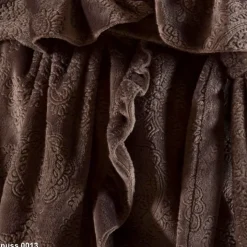 Plüsch-Hausmantel DOUCE mittel-lang von Marjolaine