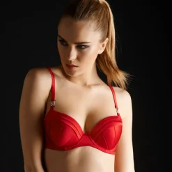 Push-Up BH CLANDESTINE elegant Millesia mit Seide