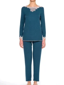 Pyjama MEGAN petrol aus Modal von Imec