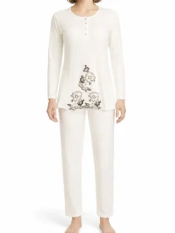 Pyjama TAMIKA mit Modal creme von Exilia