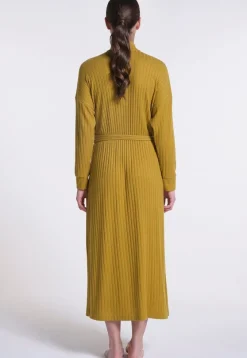 Ripp-Jersey Morgenmantel Viscosemix LOUNGE No. 1 lang von Verdiani