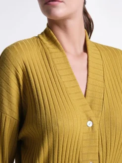 Ripp-Jersey Morgenmantel Viscosemix LOUNGE No. 1 lang von Verdiani