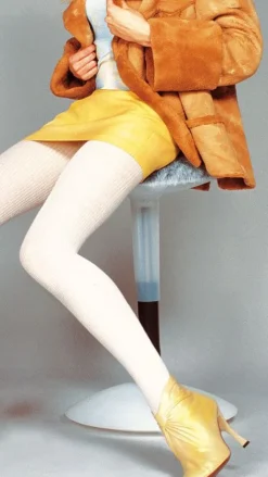 Ripp-Strumpfhose DORA von Trasparenze mit Wolle