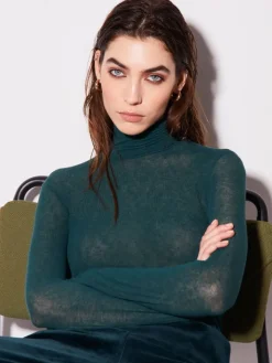 Rollkragenshirt VISCOSEMIX fein von Chiara Fiorini mit Kaschmir