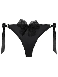 Satin Culotte GEISHA uni mit Schleifen von Cadolle