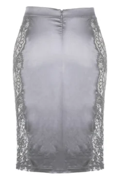 Satin Lingerie Rock MARLENE mit Spitze von Prelude Milano