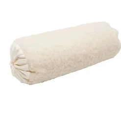 Schafwolle LAMMFLOR KOPFKISSEN oder Nackenrolle von natur-f.a.n.