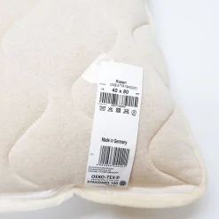 Schafwolle LAMMFLOR KOPFKISSEN oder Nackenrolle von natur-f.a.n.