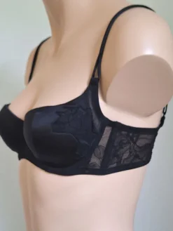 Schalen-BH PERU von Argentovivo uni mit Seide