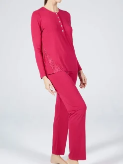 Schlafanzug LAMPONE No. 2 himbeer-rot von Verdiani