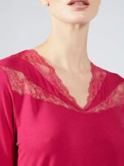 Schlafanzug LAMPONE No. 1 himbeer-rot von Verdiani