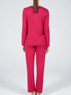 Schlafanzug LAMPONE No. 1 himbeer-rot von Verdiani