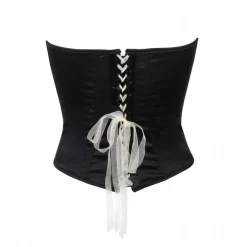 Schnür-Corsage ELISABETH mit Kristall-Medaillon von Escora