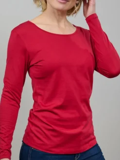 Seide & Bio-Baumwolle kbA LANGARM SHIRT Basic von Kokon Zwo