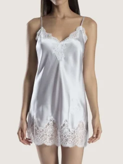 Seide Baby-Doll SOIE D´AMOUR mit Spitze Aubade