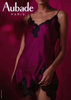 Seide Baby-Doll SOIE D´AMOUR mit Spitze Aubade