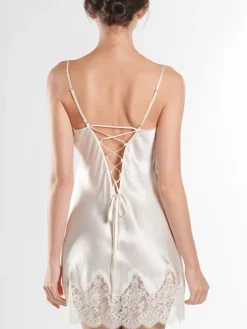 Seide Baby-Doll SOIE D´AMOUR mit Spitze Aubade